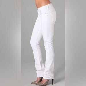 Citizens of Humanity Ava Straight Leg White Jeans